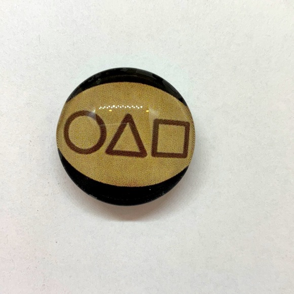 Squid Game Fridge Magnets - Handmade Set of 7, Iconic Symbols & Characters - Picture 3 of 9